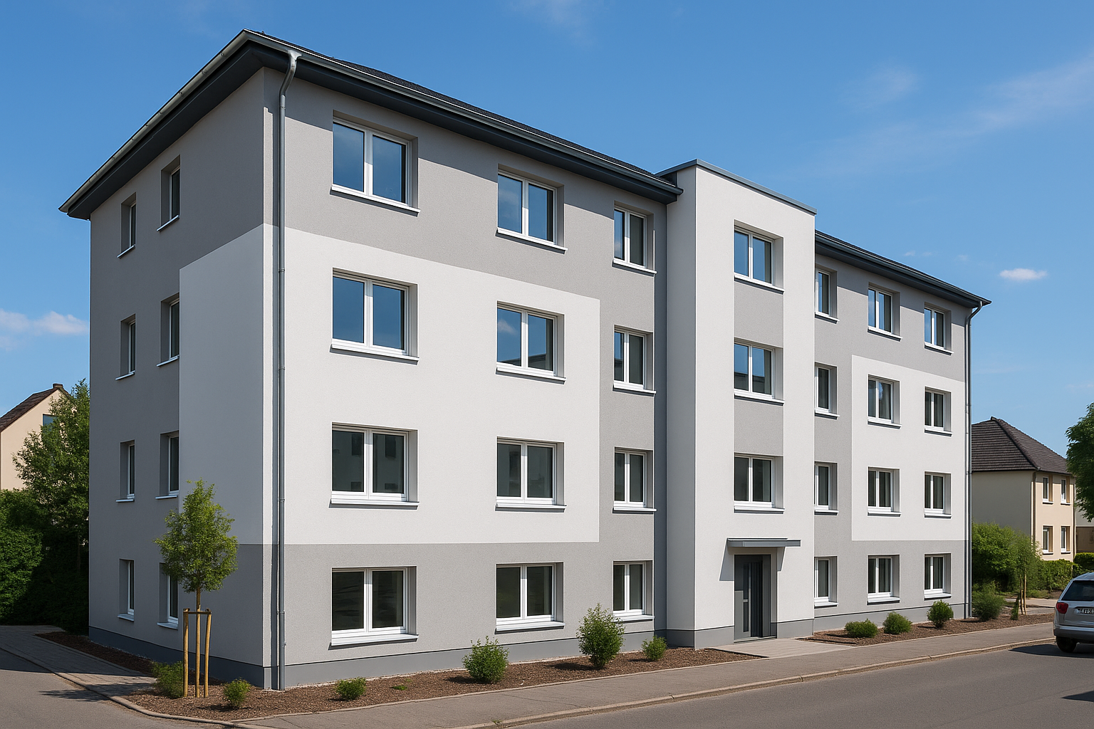 Fassadensanierung Mehrfamilienhaus in Soest